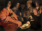 Georges de La Tour The adoracion of the shepherds china oil painting reproduction